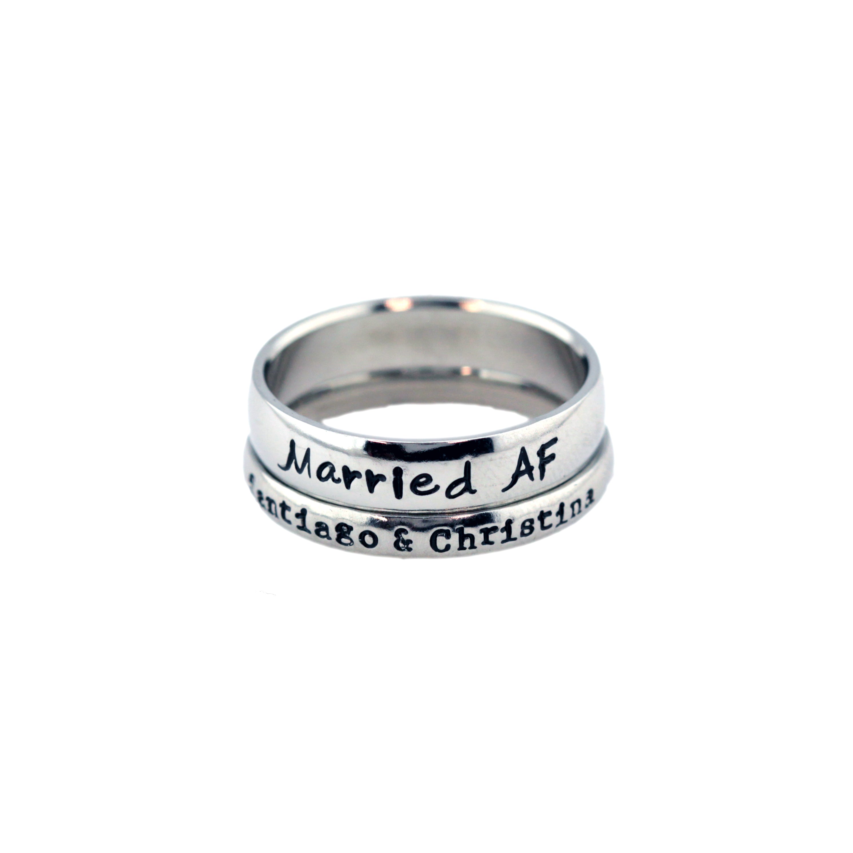 Family on sale name ring